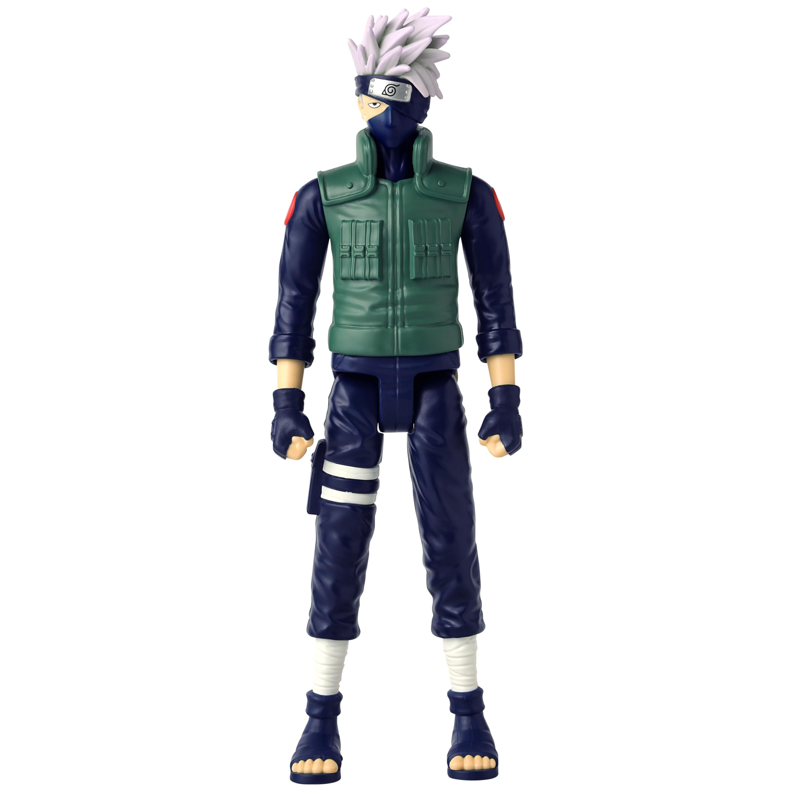 ANIME HEROES Mega Naruto Kakashi 12-Inch Figure ready for dynamic poses.