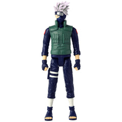 ANIME HEROES Mega Naruto Kakashi 12-Inch Figure ready for dynamic poses.