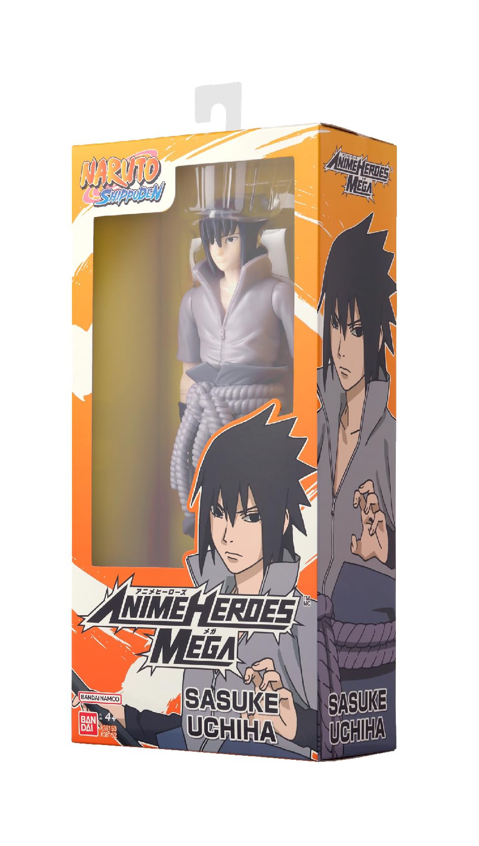 ANIME HEROES Sasuke Uchiha figure durable build for indoor and outdoor play.