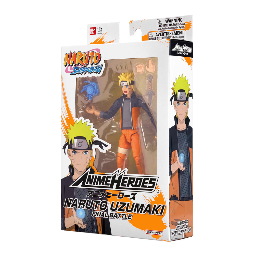 ANIME HEROES Naruto Final Battle 6.5-inch scale fits standard shelves