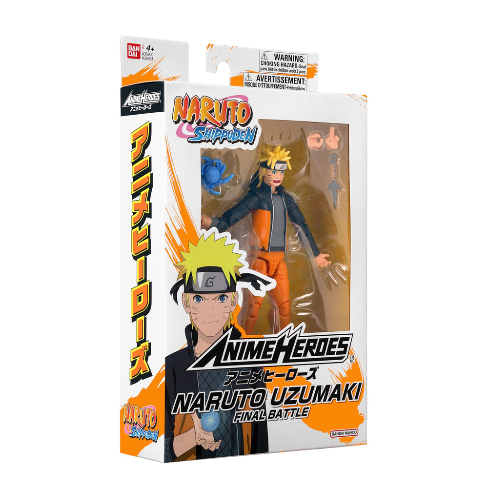ANIME HEROES Naruto Final Battle lineup with other figures for display