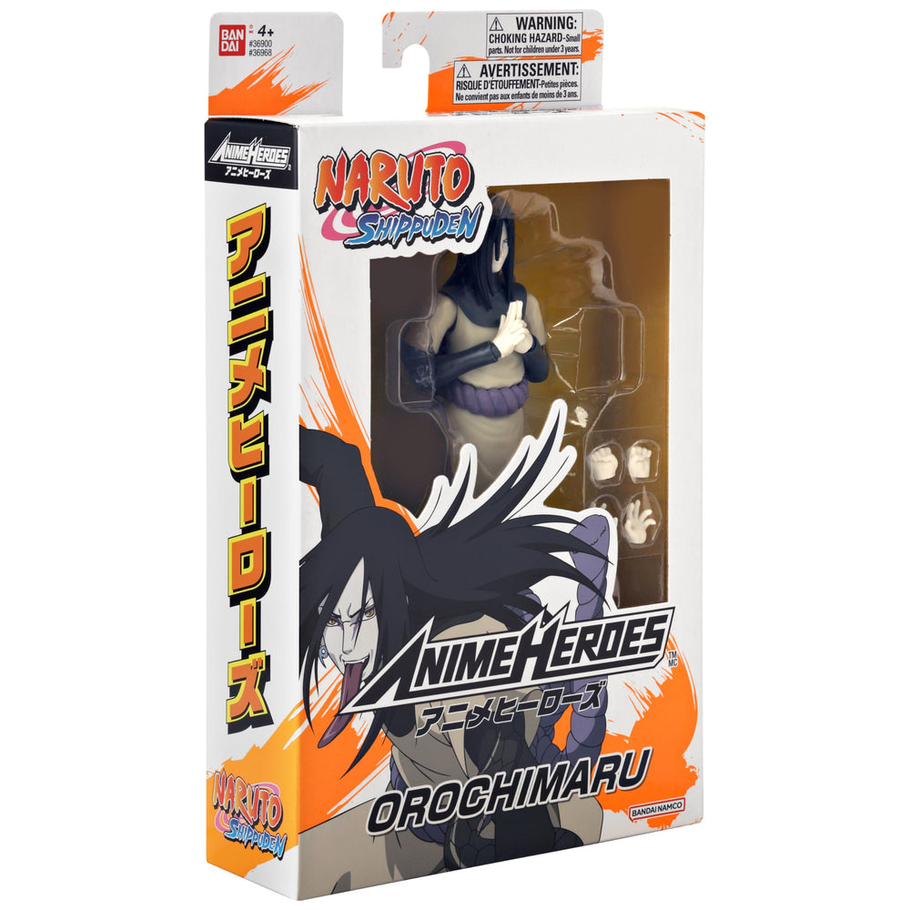 ANIME HEROES Naruto Orochimaru figure likeness captured for collectors.