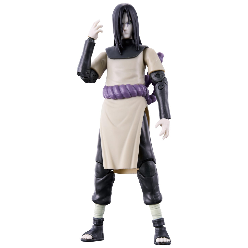 ANIME HEROES Naruto Orochimaru figure in dynamic pose for display.