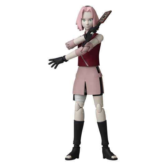ANIME HEROES Sakura Haruno figure in 6.5-inch scale for dynamic poses.