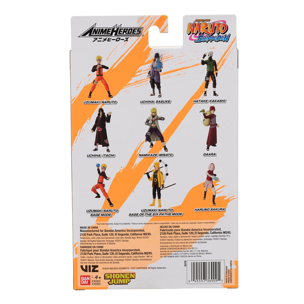 ANIME HEROES Sakura with extra hands and parts for diorama setups.