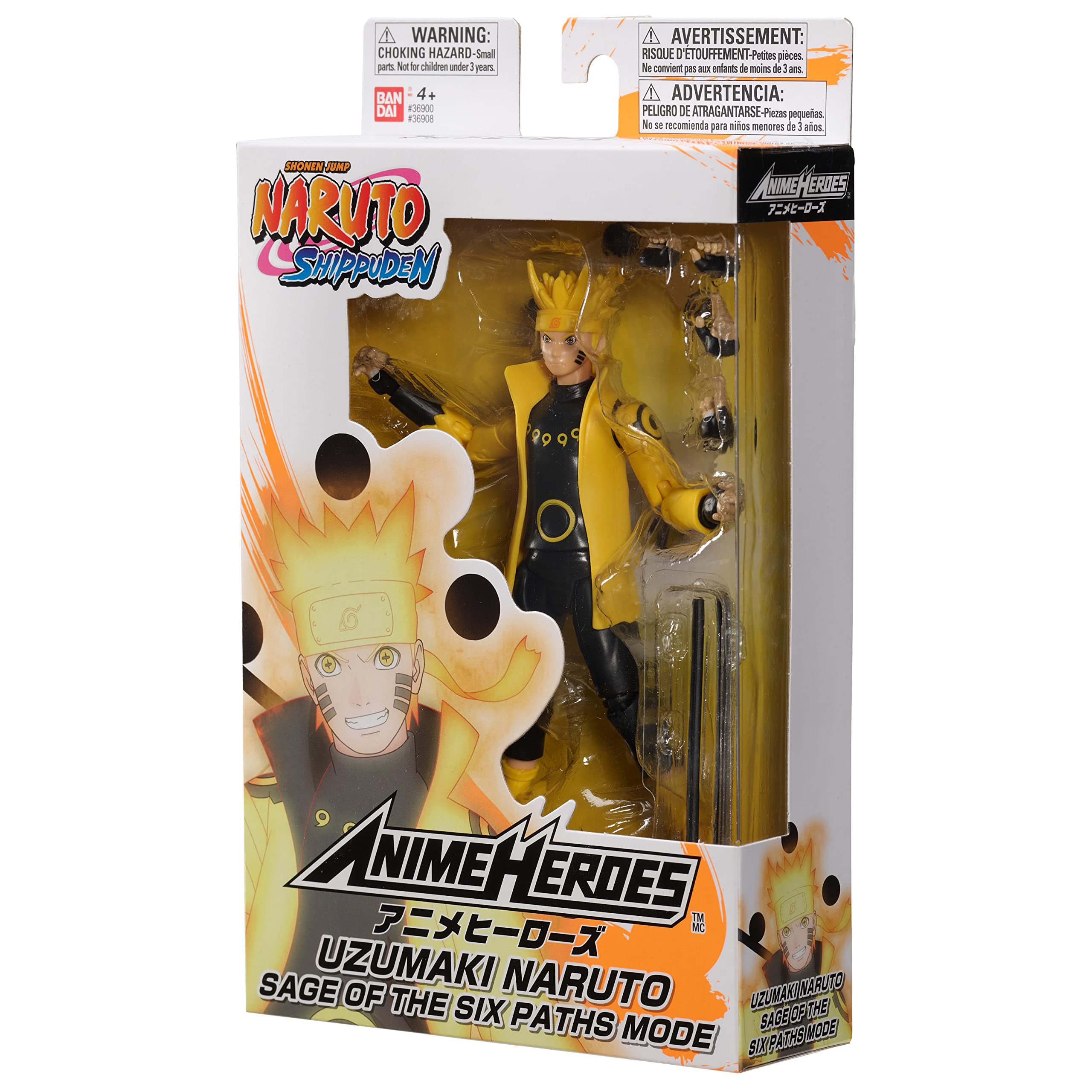 Anime Heroes Naruto Uzumaki Sage Six Paths display ready for showcase