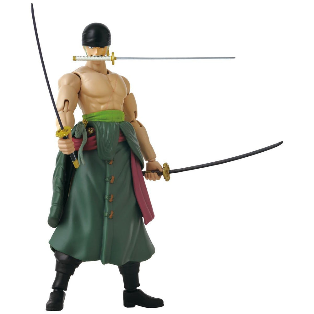 ANIME HEROES Roronoa Zoro three-sword style against a clean backdrop for display.