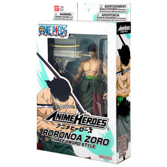 ANIME HEROES Roronoa Zoro three-sword style close-up detail and craftsmanship.