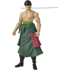 ANIME HEROES Roronoa Zoro figure with stand for stable posing.