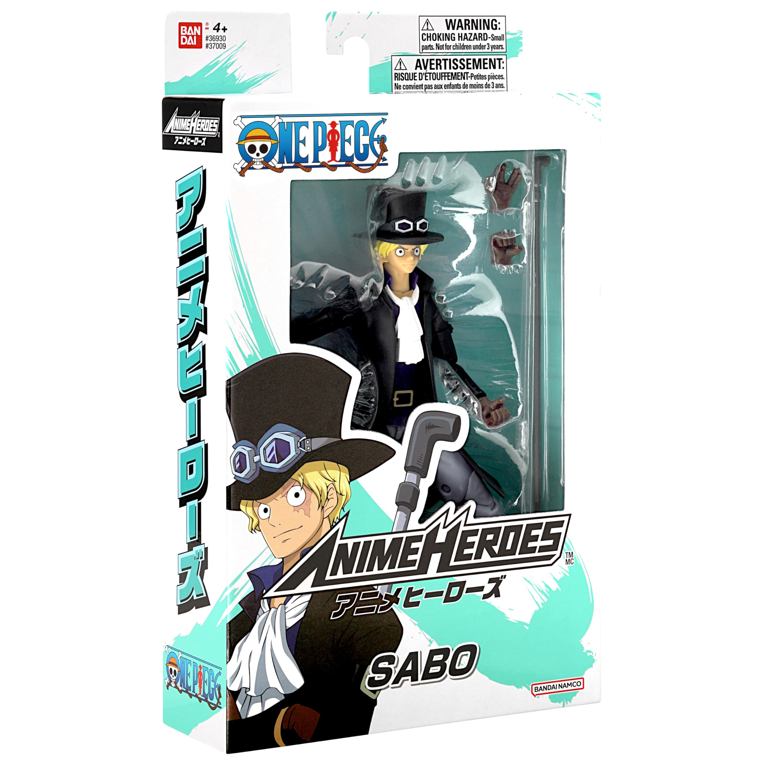 ANIME HEROES Sabo action figure detailed sculpt and texture.