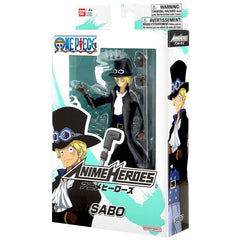 ANIME HEROES Sabo action figure collectors display ready packaging.