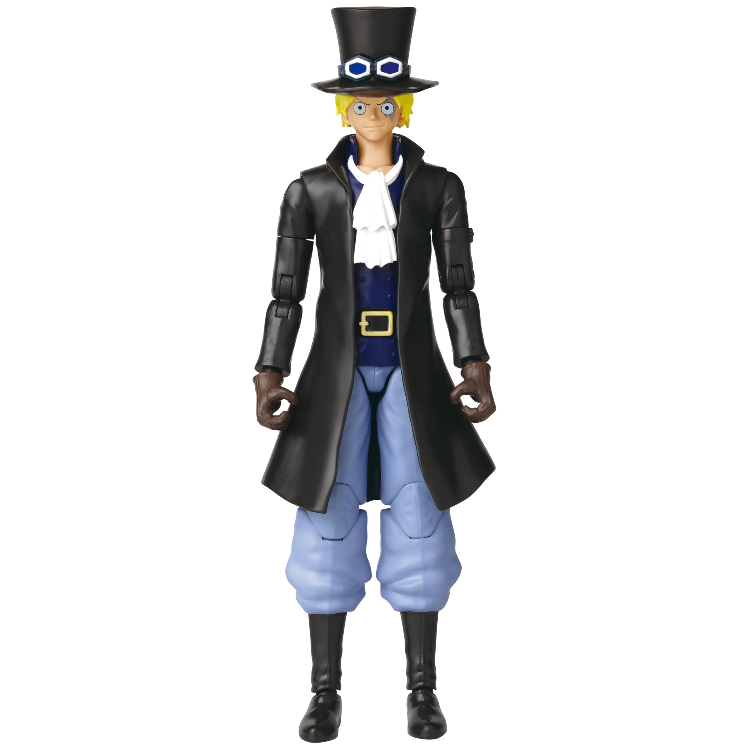 ANIME HEROES Sabo action figure articulation highlights smooth joints for dynamic posing.