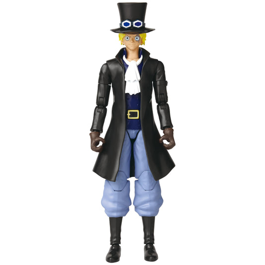 ANIME HEROES Sabo action figure articulation highlights smooth joints for dynamic posing.