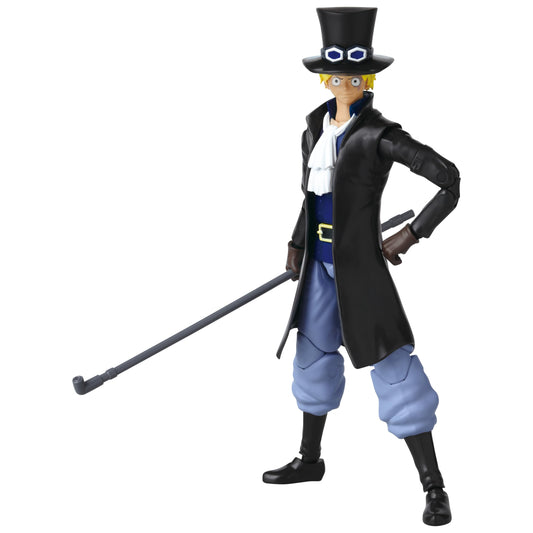 ANIME HEROES Sabo action figure front view shows bold pose for display.