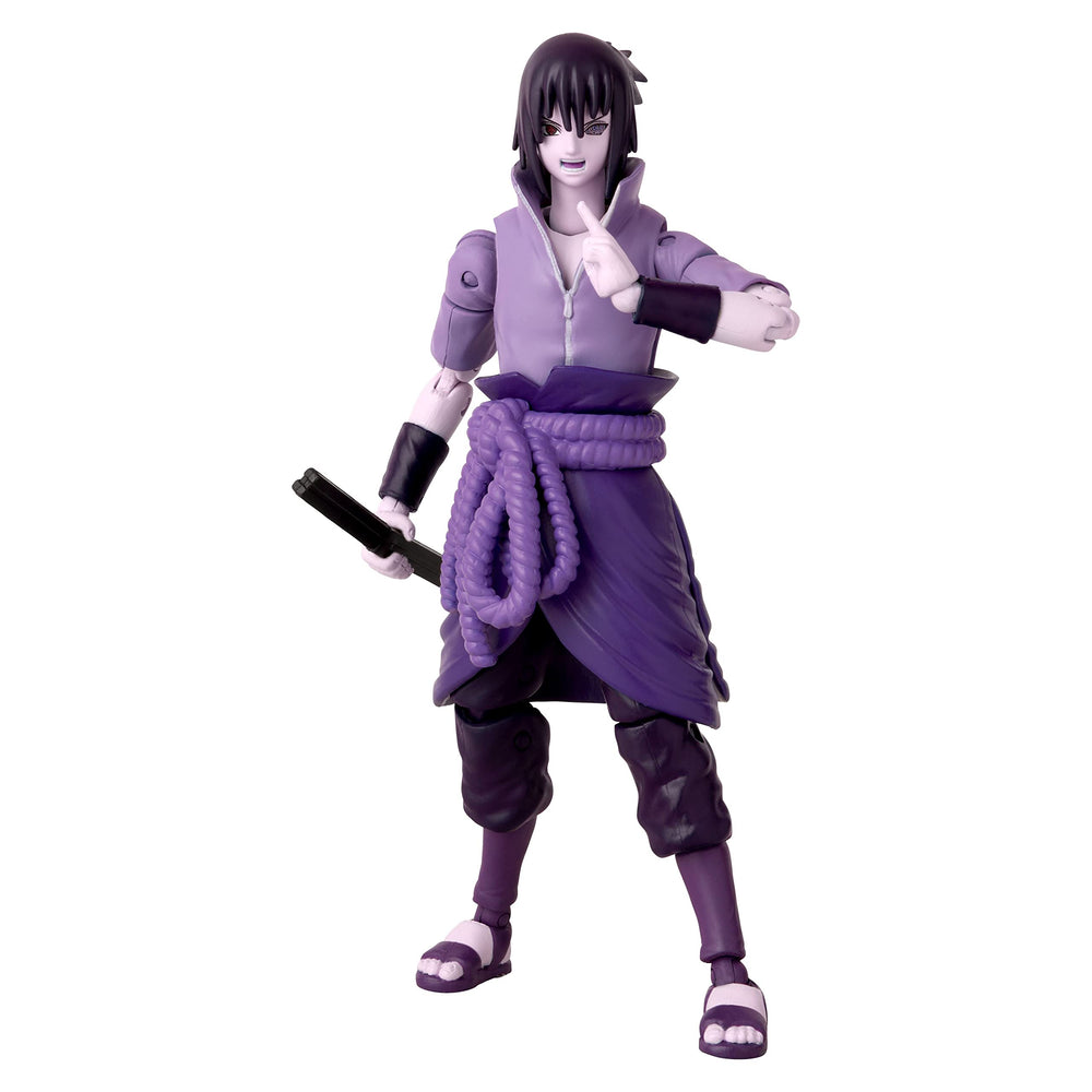 ANIME HEROES Sasuke Uchiha with included accessories for authentic display.