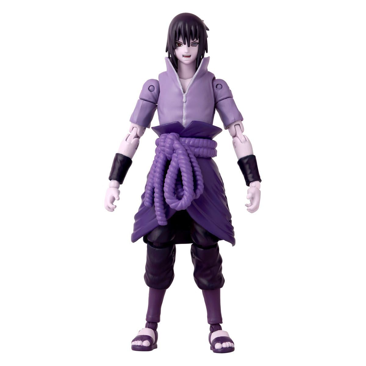 ANIME HEROES Sasuke Uchiha with over twenty articulation points for pose versatility.