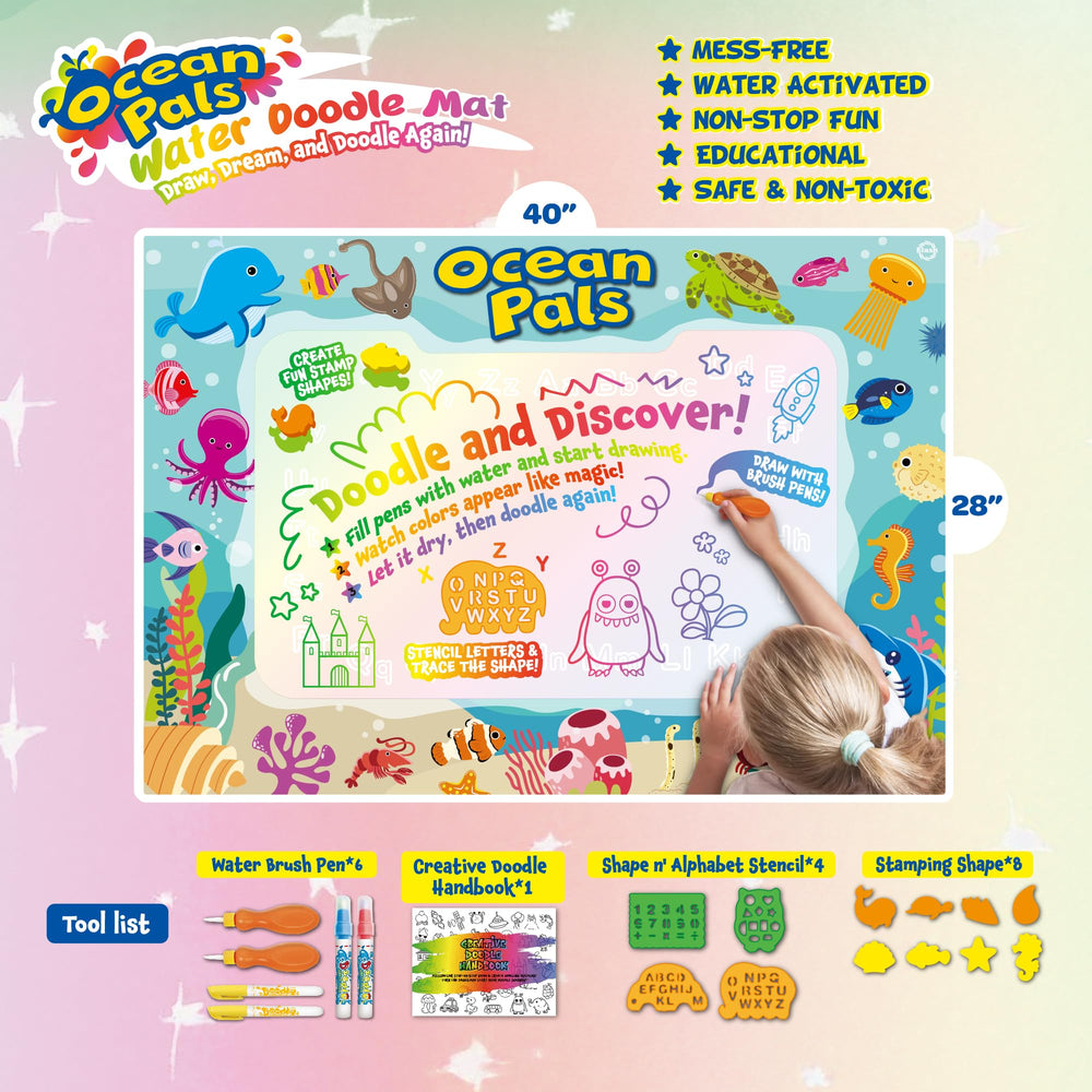 Animolds kids drawing on sofa image shows mess-free play anywhere.