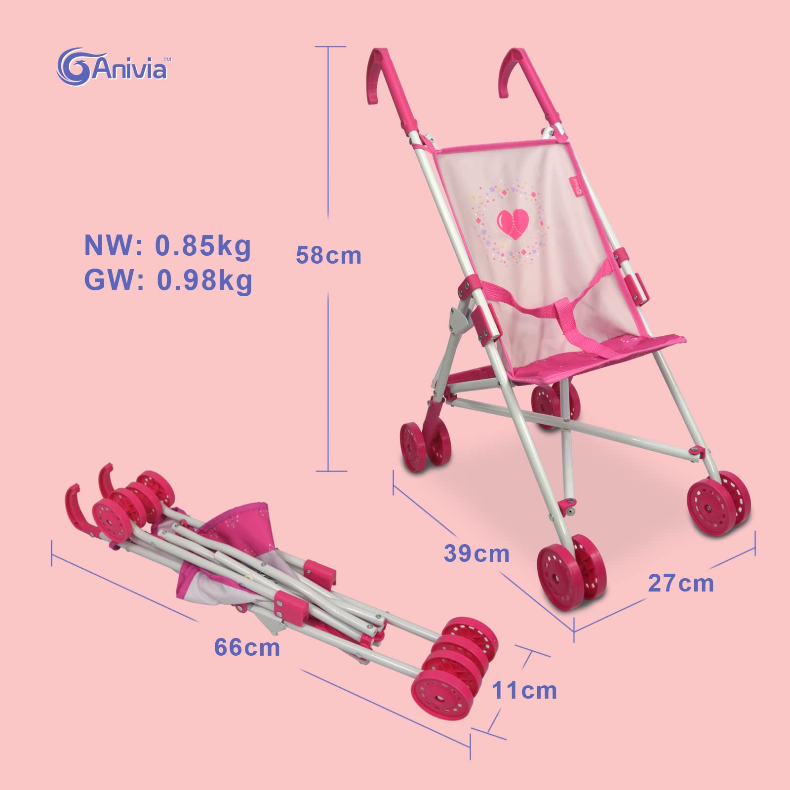 ANIVIA bottom tray and durable frame for long-lasting use.