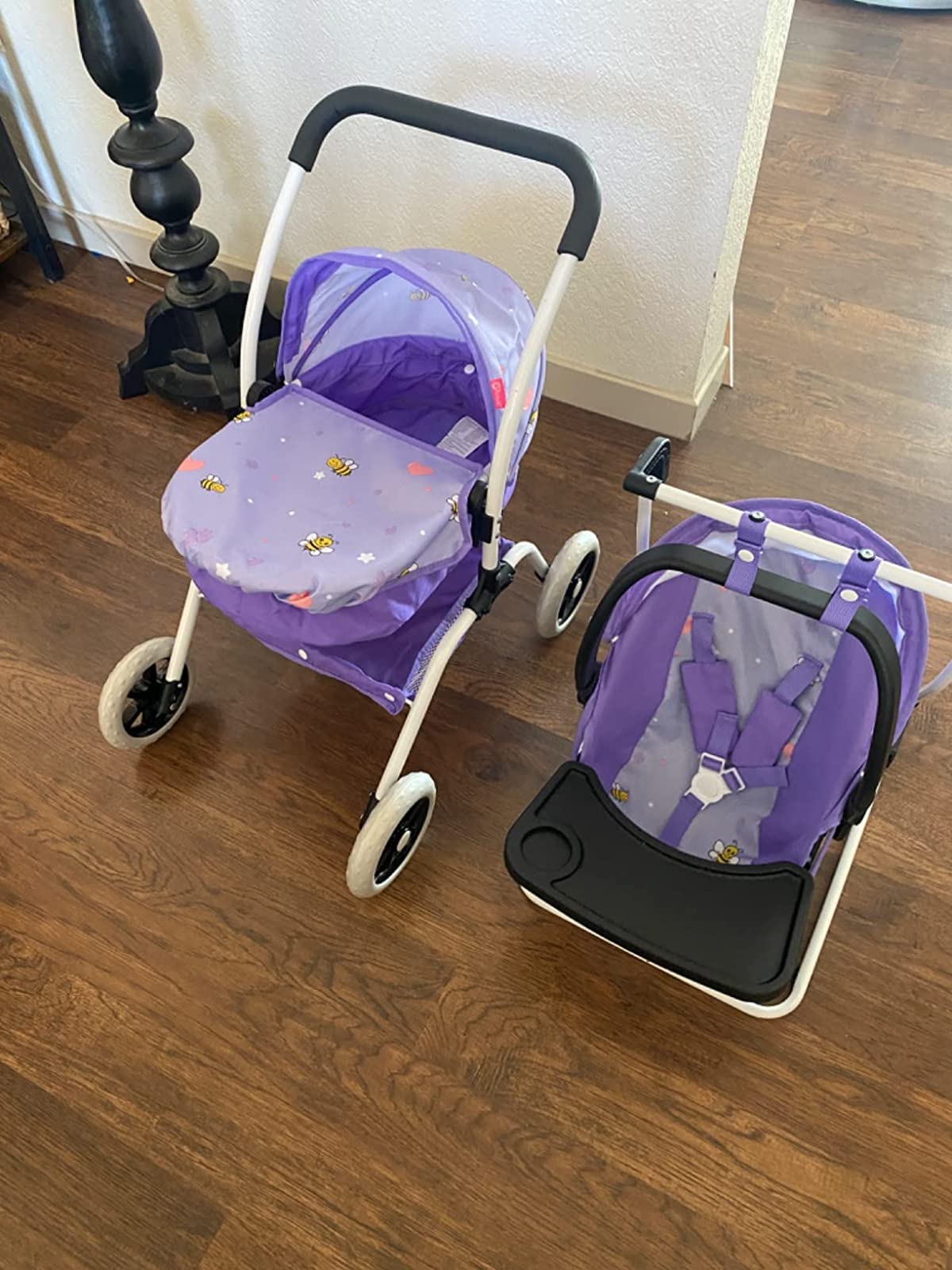 ANIVIA doll-high-chair-pram image shows versatile play options.