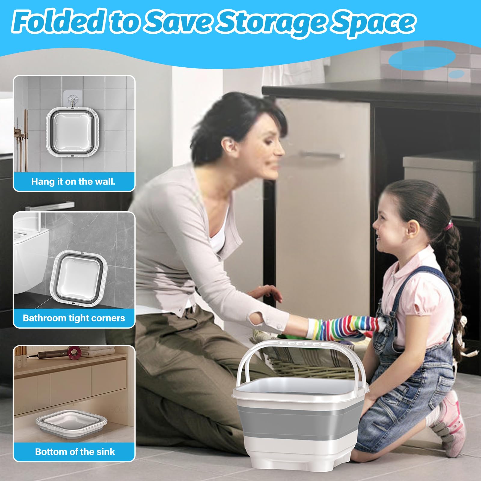 Anivia multi-purpose organiser basket for toys and bath essentials.