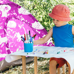 ANJ Outdoors KidzAdventure backyard usage shows versatile outdoor play in a small yard