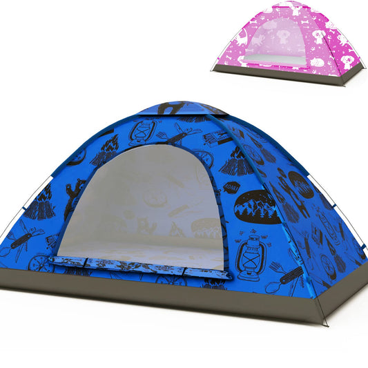 ANJ Outdoors KidzAdventure front view tent for quick indoor and outdoor setup.
