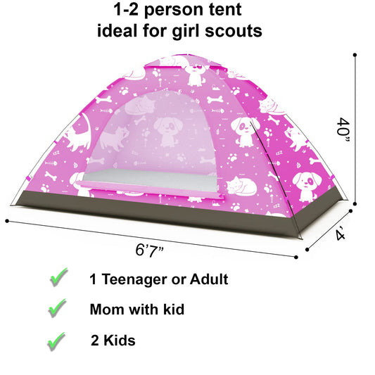 ANJ Outdoors KidzAdventure interior view reveals cozy space for 1–2 kids