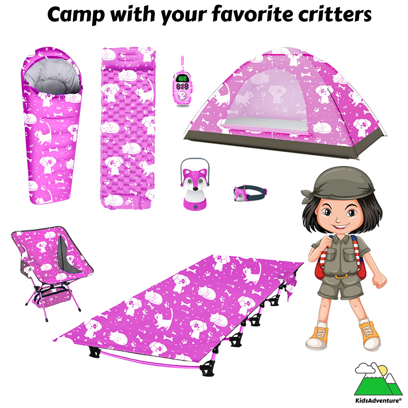 ANJ Outdoors KidzAdventure 1-2 kid tent supports flexible family playtime