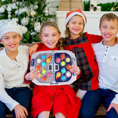 ANKKIE Whack Mole vibrant lights and sounds during play.