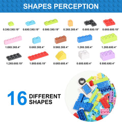 Anksono 16 shapes and 10 colors offer diverse construction options