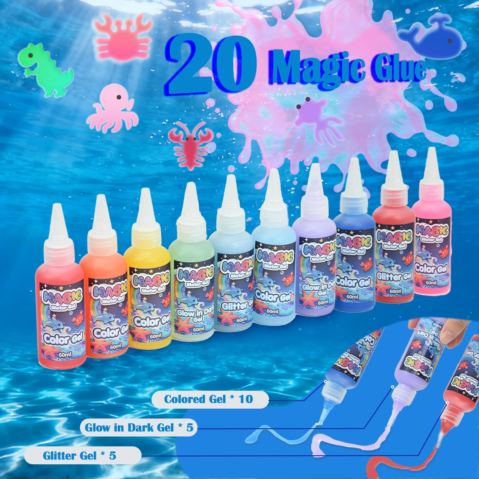 Anlass Magic Water Elf Kit 16 molds for diverse aquatic shapes.