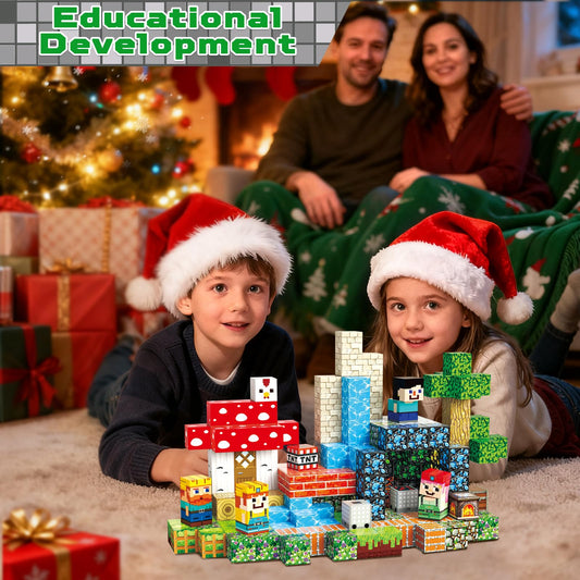 Annexfun magnetic cubes in bright colors for hands-on building adventures.