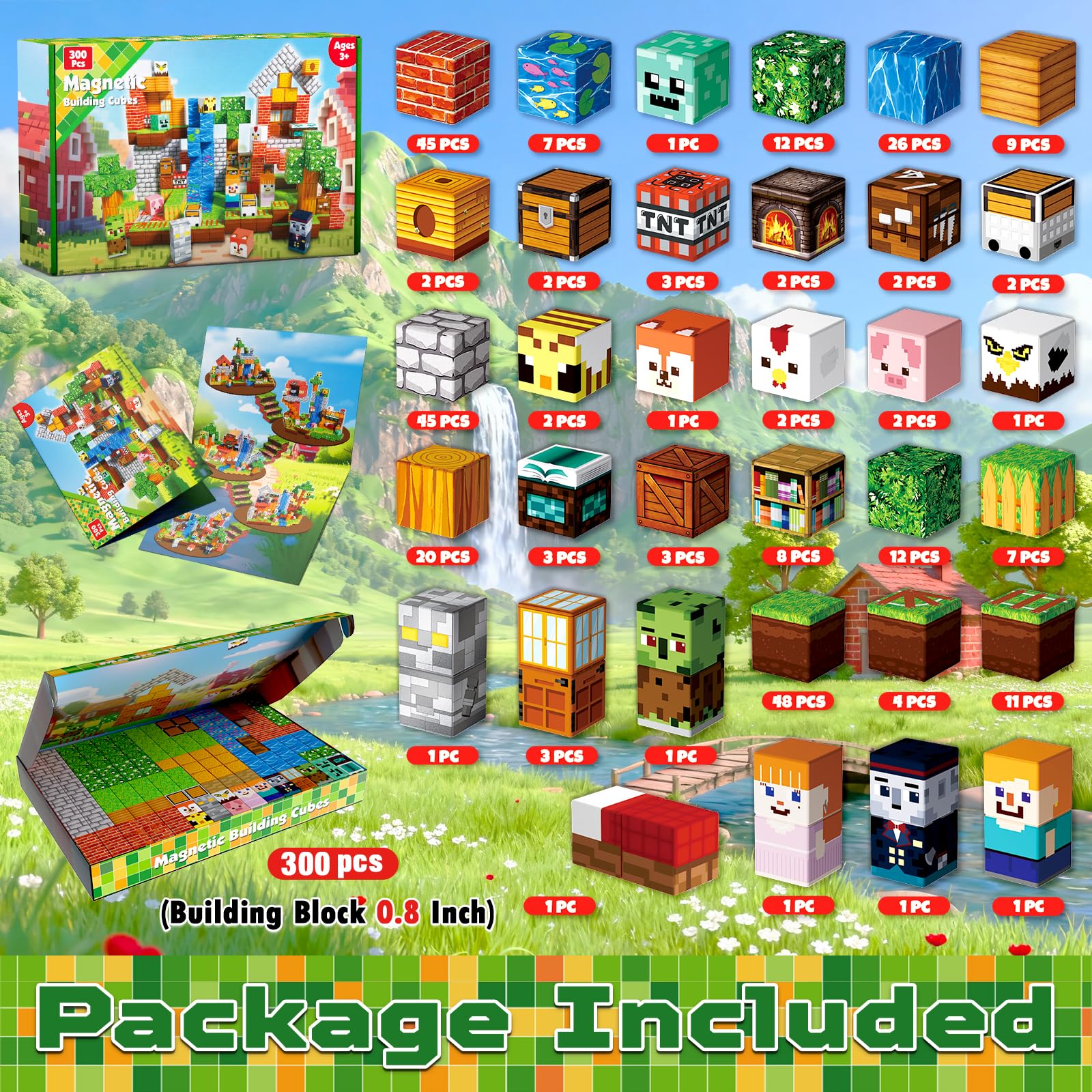 Annexfun idea booklet with storylines and patterns guides building