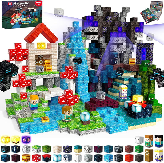 Annexfun 200pcs light-up blocks illuminate creative play and storytelling.