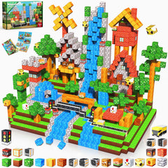 Annexfun magnetic blocks road-forest: sturdy, colorful pieces for imaginative road and forest builds