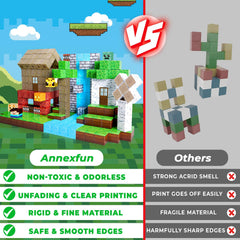 Annexfun magnetic blocks in 16 colors for vibrant play.
