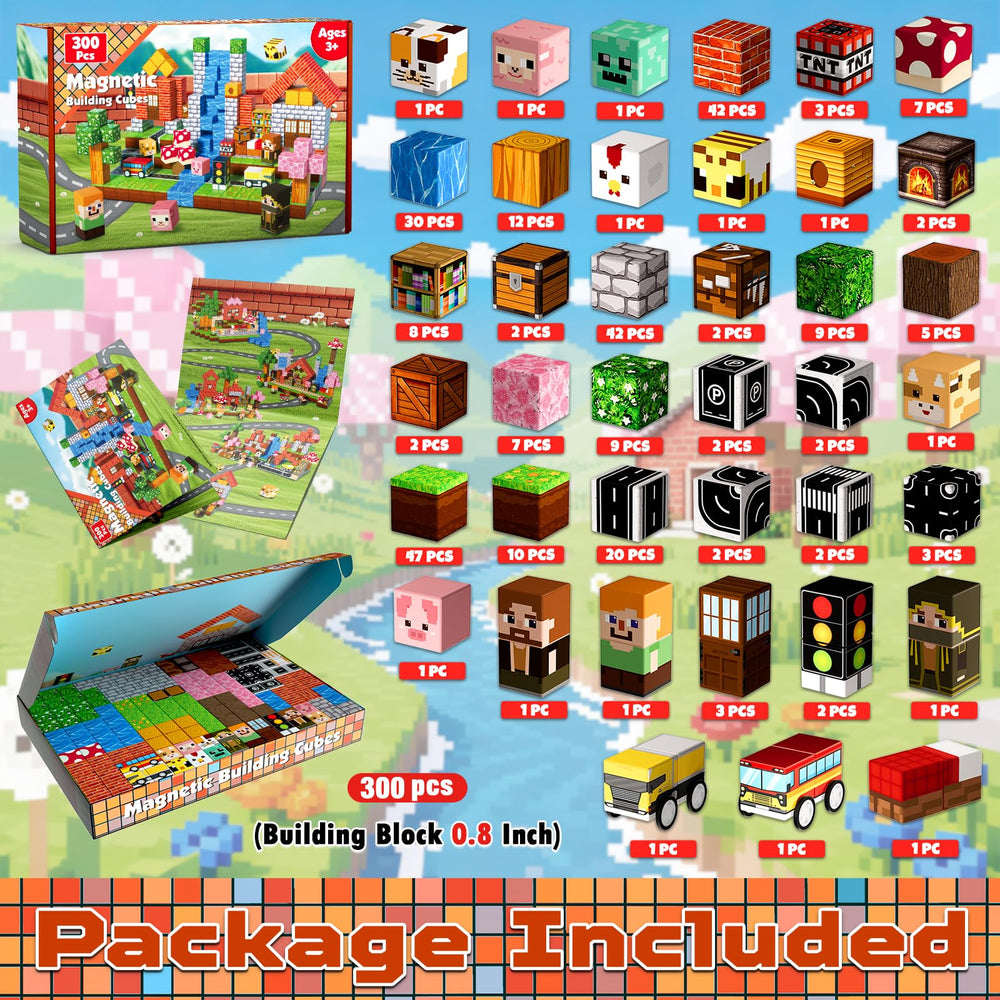 Annexfun Magnetic Blocks colorful cubes support fine motor development during creative play.