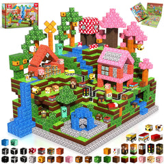 Annexfun Magnetic Blocks forest road set enhances imaginative play and construction skills.