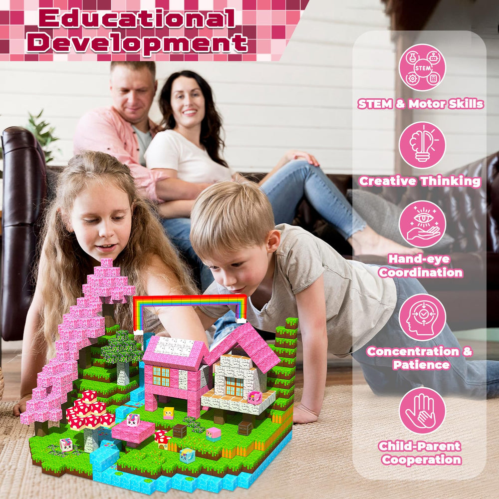 Annexfun Magnetic Blocks kids building encourages teamwork and hands-on STEM fun