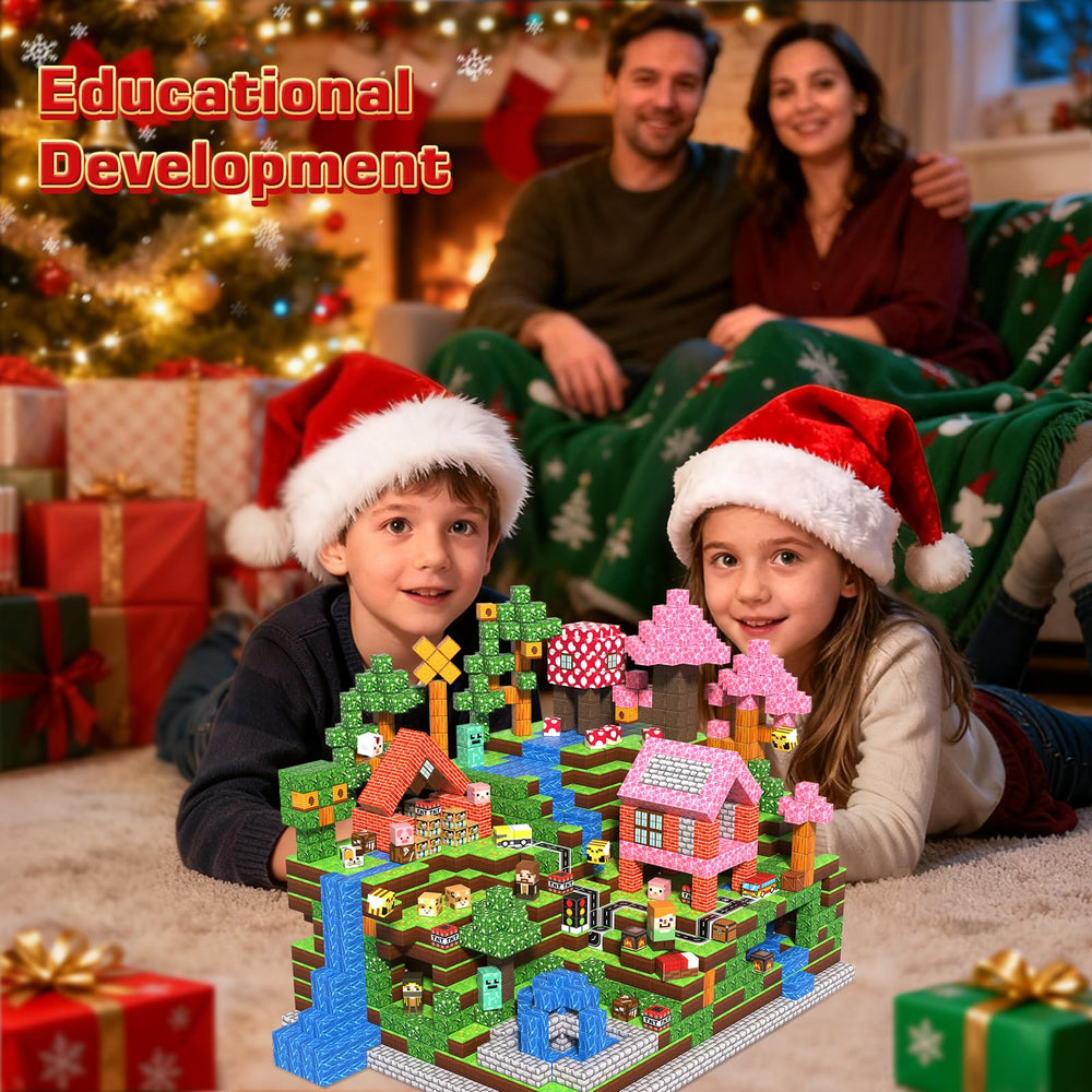 Annexfun Magnetic Blocks portable build kit enables on-the-go creativity for kids.