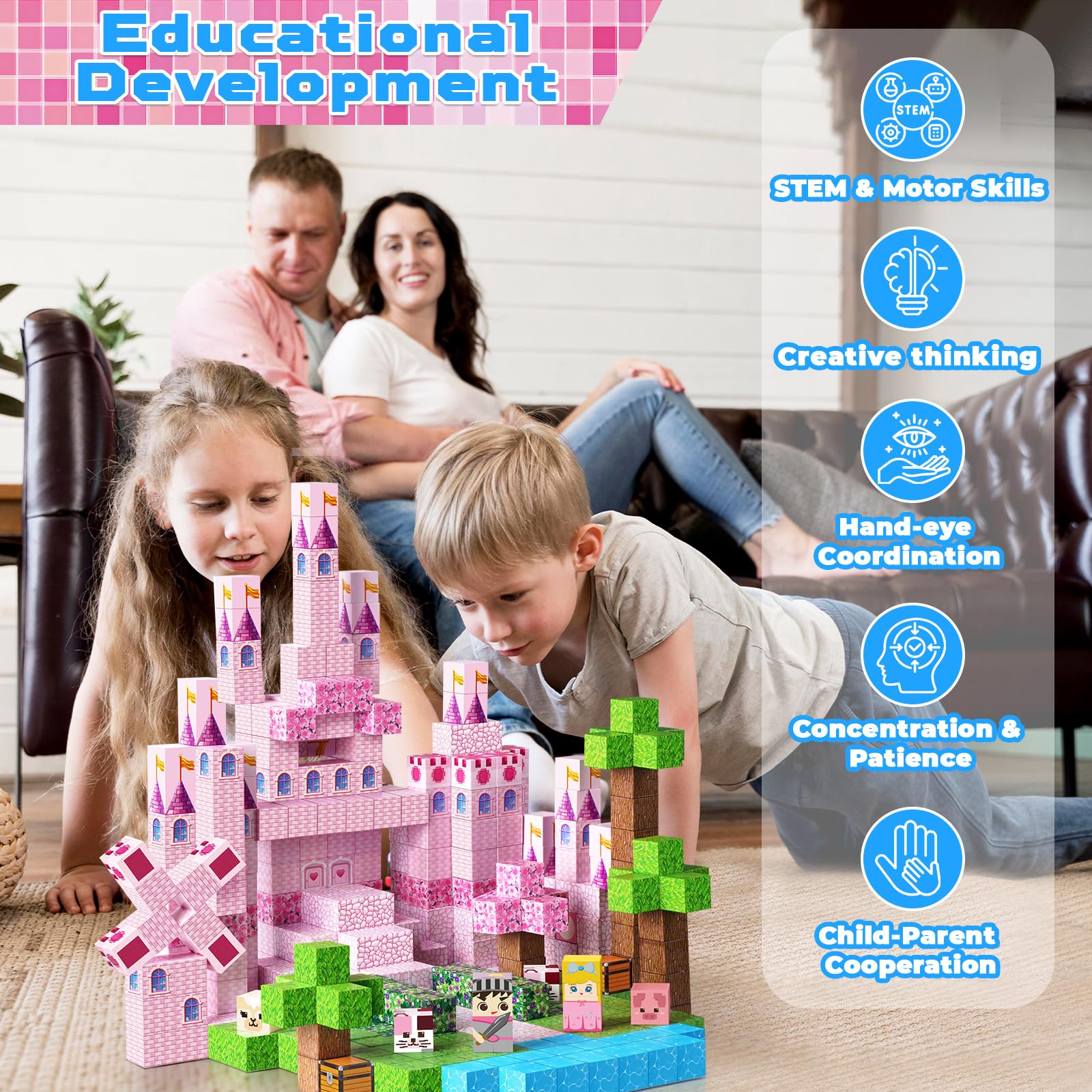 Annexfun blocks are easy to assemble and portable for on-the-go learning.