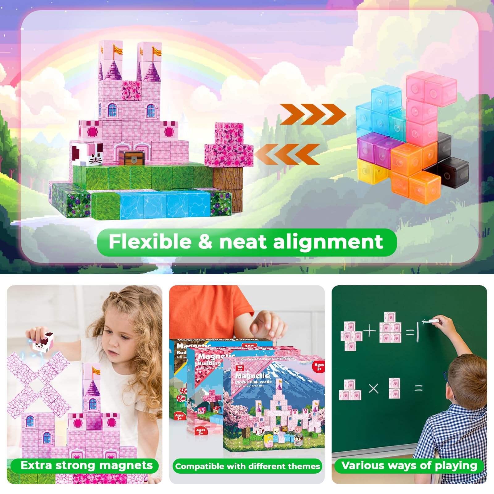 Annexfun blocks use safe ABS plastic with smooth edges for worry-free handling.