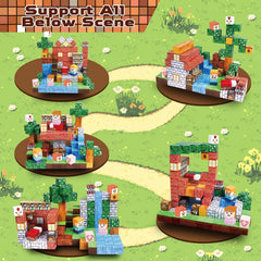 Annexfun magnetic blocks stacking towers support tall, stable structures and fine motor practice.