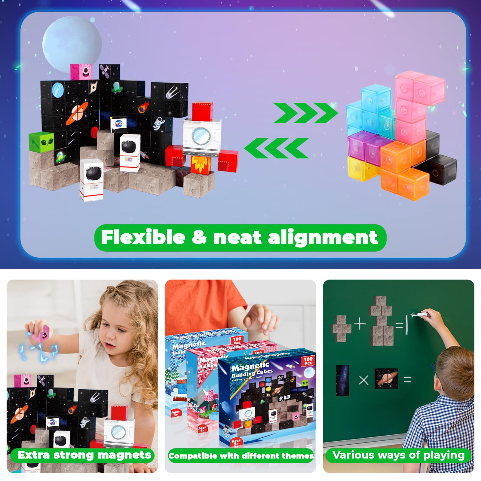 Annexfun magnetic blocks stem learning supports creativity and hands-on exploration.