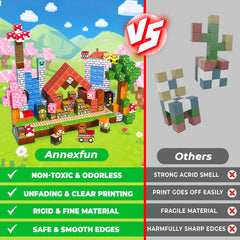 Annexfun Magnetic Blocks STEM learning aids problem-solving and spatial thinking during play.