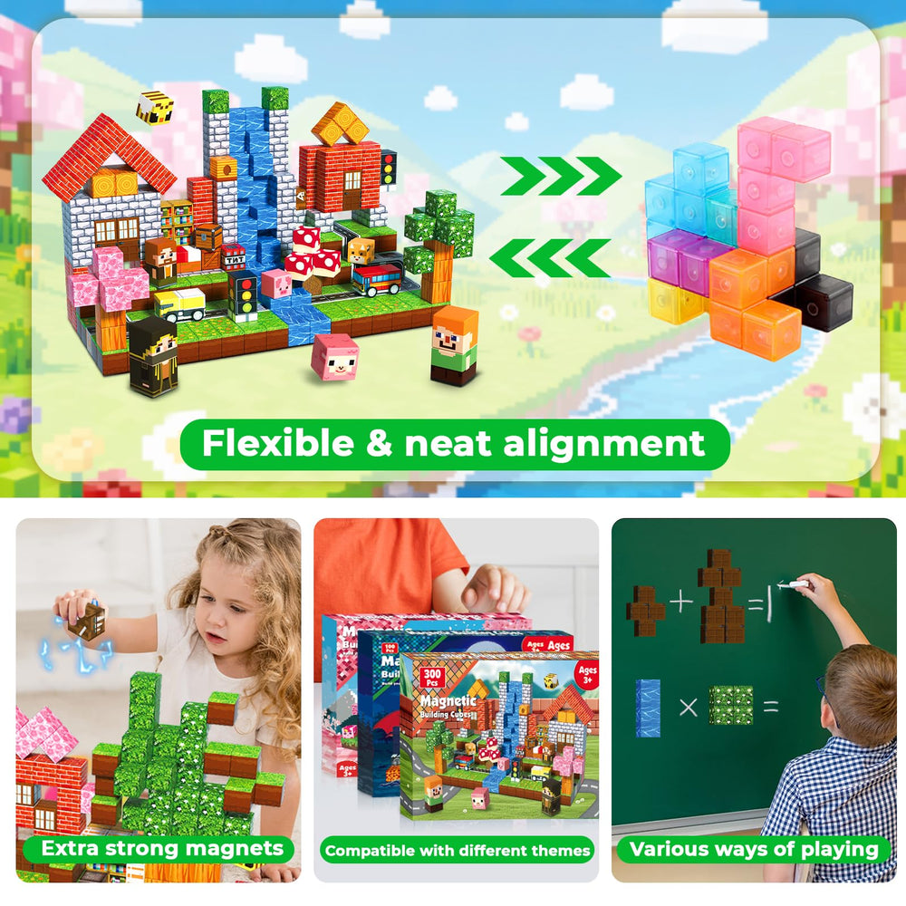Annexfun Magnetic Blocks toddler classroom play boosts focus and coordination.