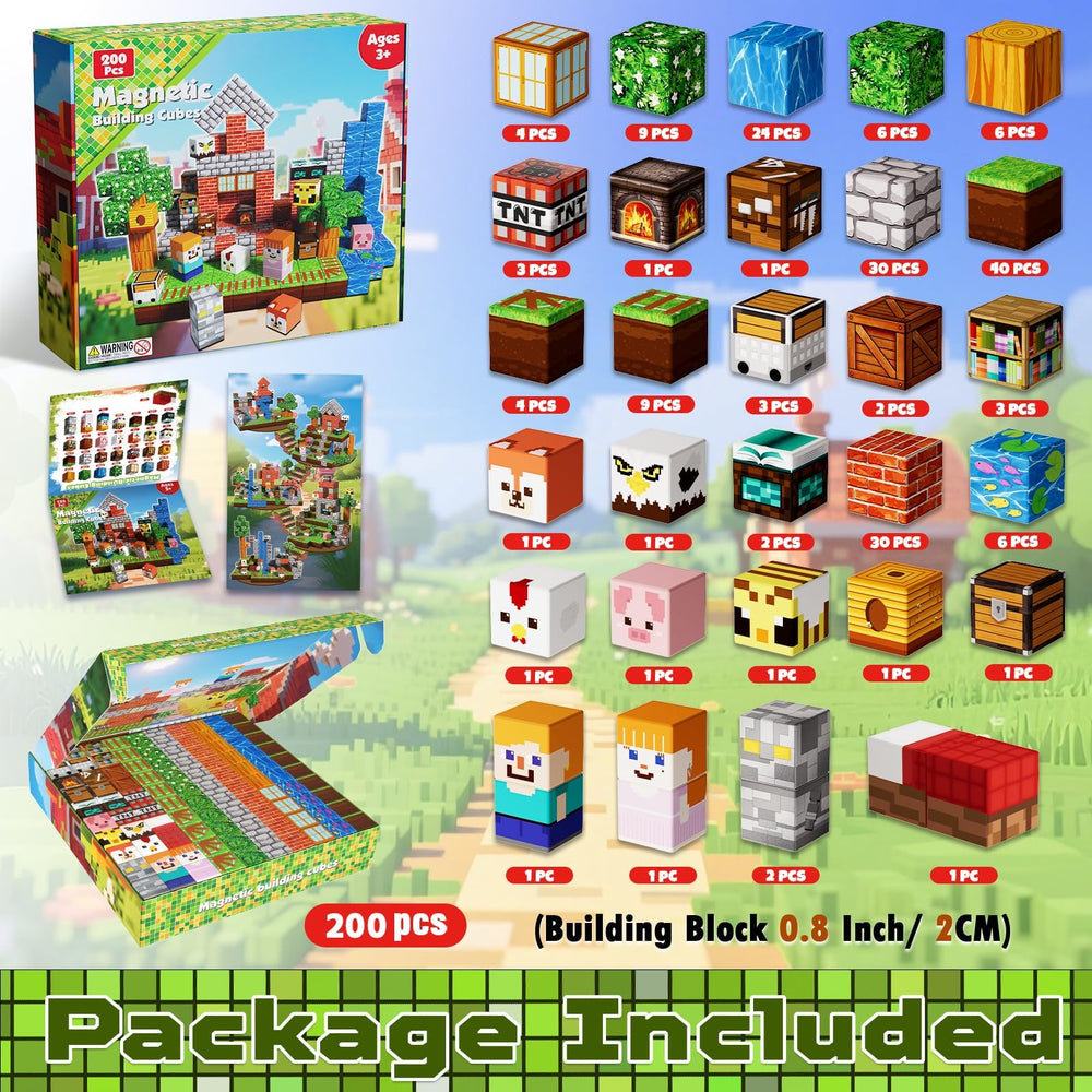 Annexfun magnetic cubes in colorful patterns close up showing vibrant colors for learning.