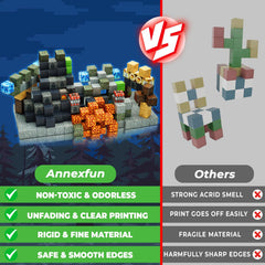 Annexfun STEM toy enhances concentration, patience, and imaginative design sessions.