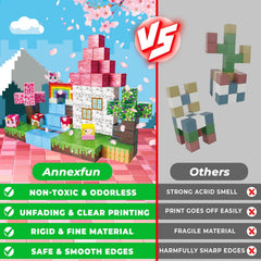 Annexfun STEM sensory blocks in bright colors boost fine motor skills and concentration.