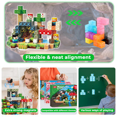 Annexfun blocks with strong magnets for sturdy, ambitious constructions.